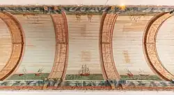 Techo de la sala das Galés.