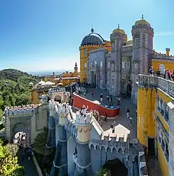 Fachada del Palacio Nacional da Pena.