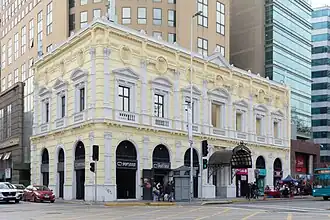 Palacio Rivas, Avenida Libertador General Bernardo O'Higgins #1485 (1887)