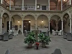 Patio interior del Palacio del Deán Ortega