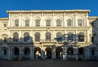 El Palazzo Barberini, empezado por Carlo Maderno (1625-1629) y acabado por Bernini