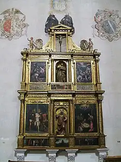 Retablo en el transepto