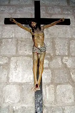 Crucificado tardogótico de Alejo de Vahía (s. XV)