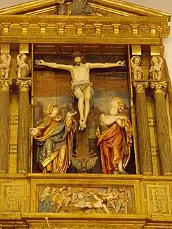 Escena del Calvario.