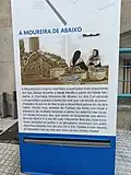 Panel informativo sobre A Moureira de Abaixo
