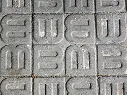 Loseta de la B (de Barcelona).