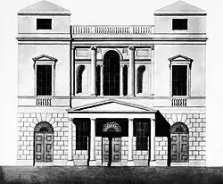 Fachada del Pantheon de la calle Oxford