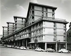 Franca Helg y Franco Albini, Barrio Piccapietra en Génova, 1964