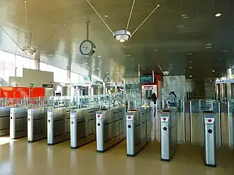 Interior de la estación de Renfe