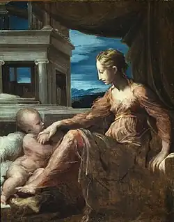 Parmigianino, Virgen con el Niño, 1525–1527.