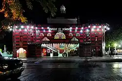 Parque de Bombas en la Plaza.