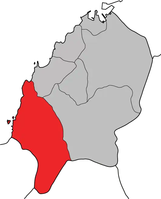 Localización de Ardán en el término municipal de Marín.