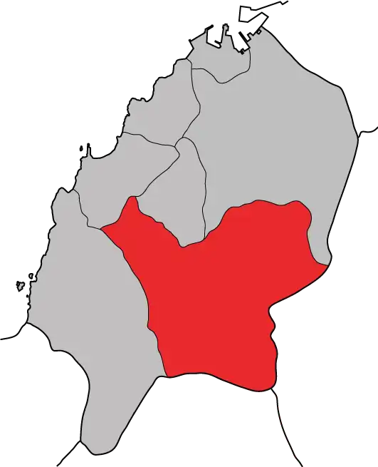 Localización de Piñeiro en el municipio de Marín