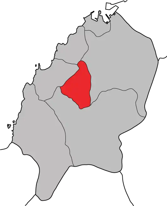 Localización de Campo en el término municipal de Marín.