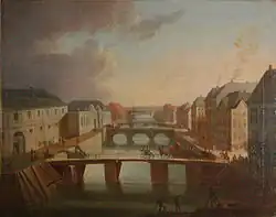 Canal de Frederiksholm en Copenhague, 1794.