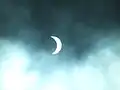 Eclipse parcial desde Sheung Shui, Hong Kong