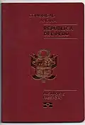 Pasaporte peruano