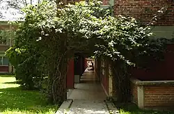 Pasillo, edificio de ingeniería agrícola.