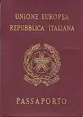 Pasaporte italiano de 2004