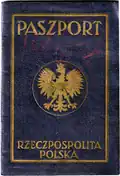 Pasaporte de la Segunda República Polaca, 1934.