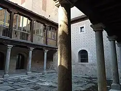 Patio interior de la Casa de la Tierra, sede de la Comunidad de Ciudad y Tierra de Segovia