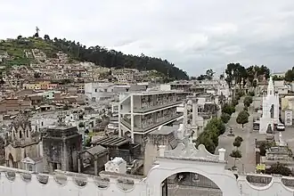 Patio principal Cementerio.
