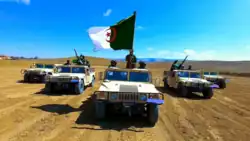 Patrulla motorizada "LRRP" del 104° RMO.