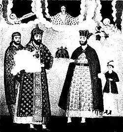 Fresco de Jorge VIII en la catedral de Svetitsjoveli