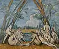 Bañistas de Paul Cézanne, 1906.