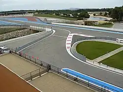 Antigua entrada a boxes del circuito.