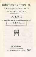 Impreso que exalta la "heroica conducta" de Francisco Espoz y Mina en la guerra de la Independencia publicado en marzo de 1814