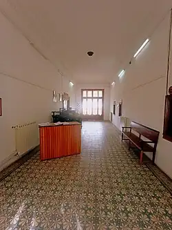 Planta baja de la estación convertida en dos museos y completamente restaurada.