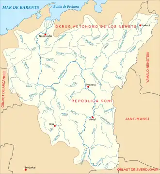 6.º Pechora (1810 km)