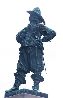 Monumento al conde, hombre de Estado Pietari Brahe, de 1888, Turku.[nota 10]​