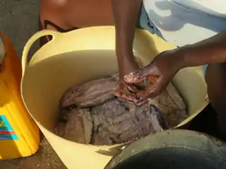 Pescado en salazón en San Antonio de Palé