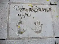 Peter Graves (huellas de manos)