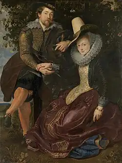 Autorretrato con su esposa Isabel Brant (1610), de Peter Paul Rubens, Pinacoteca Antigua de Múnich