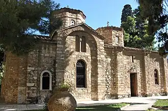 Fachada norte del katholikón.