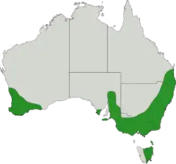 Mapa de distribución