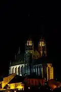 Catedral por la noche.