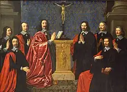 Philippe de Champaigne El preboste de los mercaderes Philippe Le Fréron y los regidores de la ciudad de París