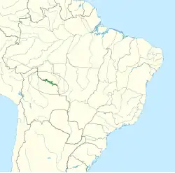 Distribución geográfica del carpinterito cuellirrufo.