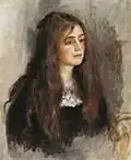 Retrato de Julie Manet, de Renoir Museo Marmottan Monet.