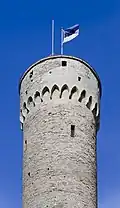 Detalle de la torre de Pikk Hermann.