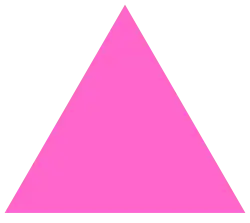 El triángulo rosa fue originalmente usado para "marcar" hombres homosexuales en los campos de concentración Nazi.