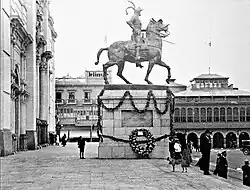 La estatua en Lima, Perú (Ubicación de 1935–1952)