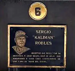 "Sergio Kalimán Robles" - Placa conmemorativa