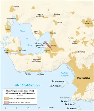Localización al oeste de Marsella