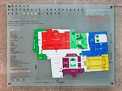 El plano de la Escuela