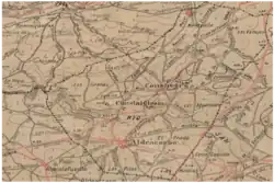 Plano del antiguo municipio de Consuegra de Murera